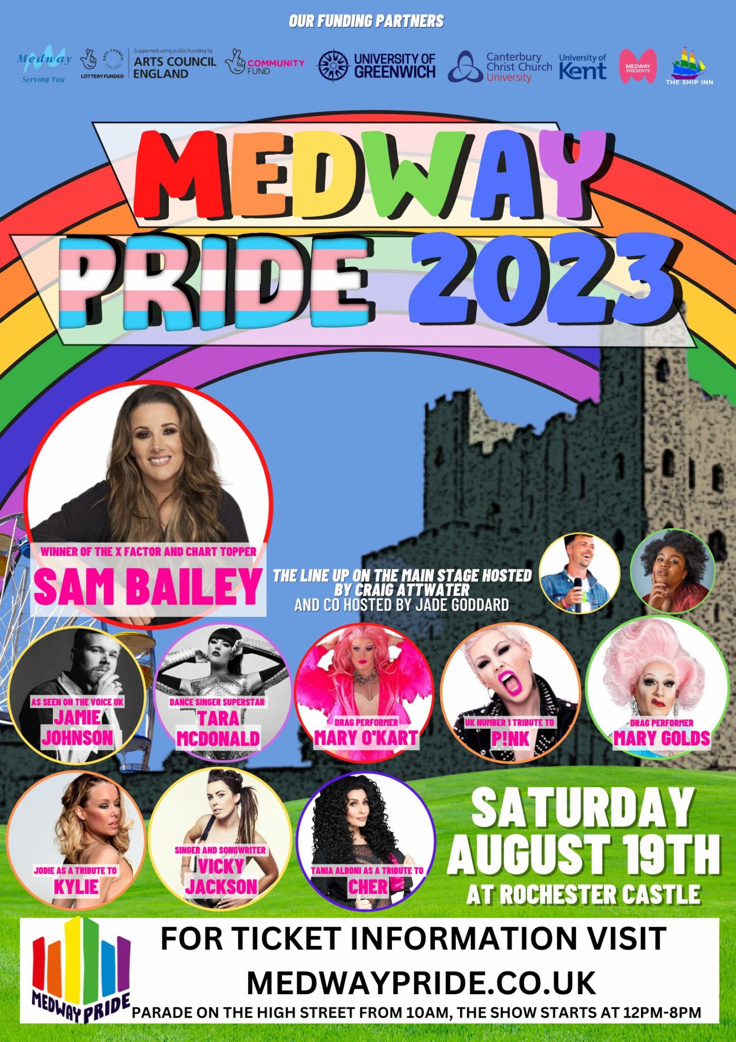 Medway Pride 2023 Medway Pride CIC Company number 13428352